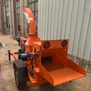 2024 Hot Small Diesel Engine Powered Wood Crusher Branches Shredder for Home Use thumbnail-4