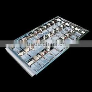 600*1200 Fluorescent Grid Lighting Fixture Louver Fitting LED Grille Lamp thumbnail-1