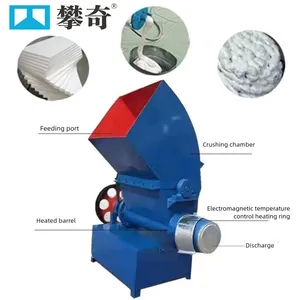 Waste Foam Hot Melt Processing Machine for Insulation Board & Disposable Food Container Recycling thumbnail-1