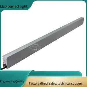 Led Outdoor Waterproof In-ground Lights, Led Linear In-ground Lights, Available in 12w, 15w, 18w, Frosted Glass for Anti-glare thumbnail-1
