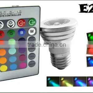 Rgb Led Spot Light 3w 16color With Remote Control thumbnail-1