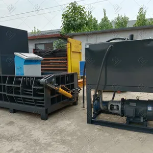 Industrial Drum Metal Compactor and Baling Press Machine thumbnail-1