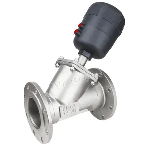 JL2001-J3 / Pneumatic Plastic Actuator Angle Seat Valve thumbnail-2