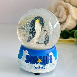 Wholesale Price Personalized Australia Dubai Czech Republic Zanzibar Chile Greece Tourist Souvenirs Glass Resin Polyresin Custom Snow Globe thumbnail-1
