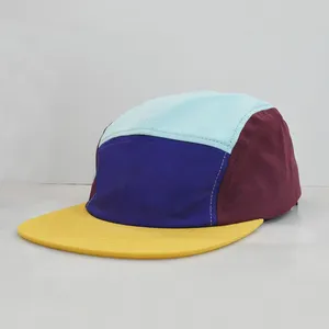 Wholesale Hiking Camping Hat 5 Panel Outdoor Functional Cap With Woven Label Waterproof Breathable Design Unisex Hat Custom thumbnail-1