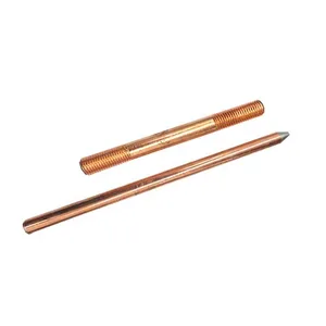 Solid Copper Earthing Electrode for Critical Infrastructure Ground Protection thumbnail-1