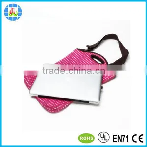 Black Color Neoprene Laptop Sleeve With Silk Screen Printing thumbnail-5