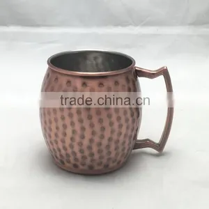 16OZ Antique Hammered Moscow Mule Mug thumbnail-1