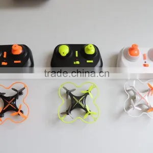 2015 NEW!Manufactury W66183R 2.4G 4CH Mini RC Quadcopter With Protective Ring 3D High Light Nano Dron thumbnail-2