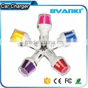 2016 New Premium Rose USB Car Charger Adapter 2 Port 3.1A For IPhone 7, Usb Charger for Samsung Galaxy s7 Edge Rongshen Shenzhen Most Popular thumbnail-1