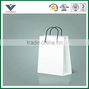 White Custom Paper Bag Custom Kraft Paper Bag Paper Shopping Bag thumbnail-2