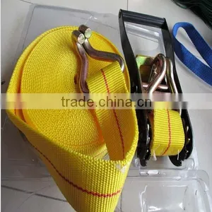 IOS 9001 and CE Certification 10T Cargo Lashing Belt With Hooks Quality Choice thumbnail-1