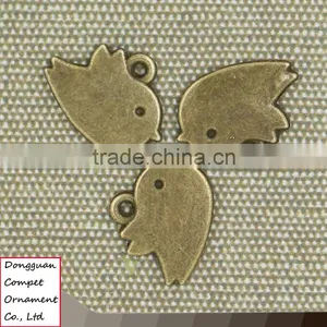 Manufacture Selling Ancient Bronze Zinc Alloy Diy Birds Pendant thumbnail-1