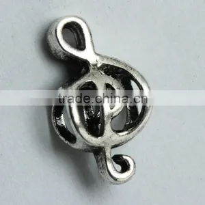 Lead Free Nickle Free Music Symbol Zinc Alloy Beads Fit Pandorar Bracelets and Necklace thumbnail-2