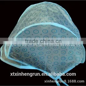 Disposable PVC Bull's Eye Frosting Tipping Cap for Hair Salon thumbnail-1