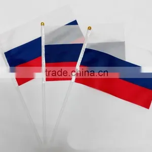 Wholesale Printed Hand Flag in Russia Design thumbnail-1