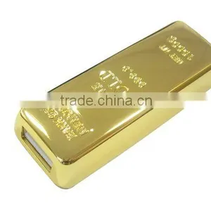 Metal Gold Usb Bar Flash Drive Laser Printing Supplier's Choice thumbnail-2
