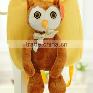Plush Owl Backpack/owl Backpakcs Plush/cute Owl Backpacks thumbnail-2
