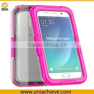 For Samsung S7 Silicone Case Waterproof Gray Color thumbnail-4