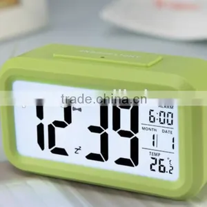Multicolor Smart Alarm Clock Night Light ABS Color Randomly Clock With Temperature thumbnail-3