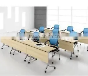 Black Color Folding Frame Training Table thumbnail-3