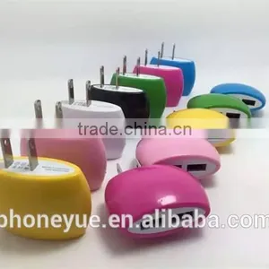 Interesting Design Colorful Mini Usb Home Travel Charger Adapter thumbnail-3