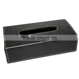 Luxury PU Leathe Tissue Box For Hotel Room thumbnail-1