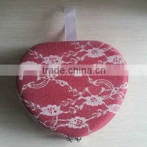 Lace Covered Adorable EVA Bra Carrying Case thumbnail-1