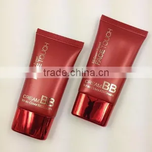 High Quality Super Oval Tube for Makeup Set /50ml Cosmetic Packaging With Metallic Cap thumbnail-1