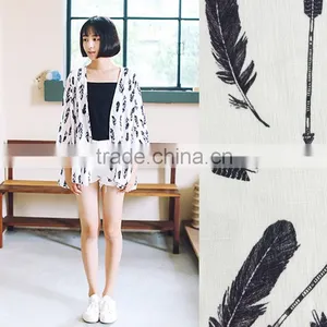Polyester Printed Fabrics for Woman Shirt thumbnail-1