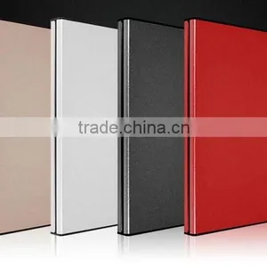 AWC834 2a Charger 12mm Ultrathin 20000mah Metal Dull Polish 2 Power Bank Charger Usb thumbnail-2