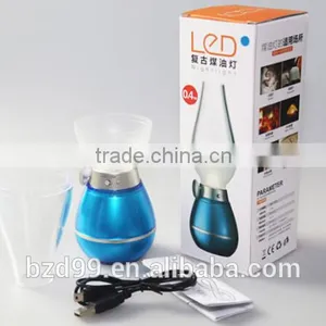Traditional Blow Control USB Rechargeable Antique Cut Glass Oil Lamps / Best Promotional Gift and Traditional Meeting thumbnail-6