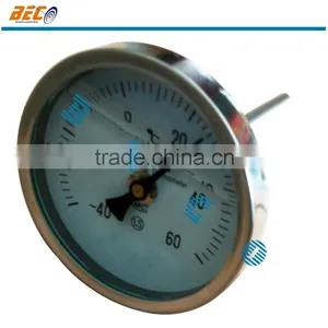 Chrome Plated Steel Industry Therometer Hvac Temperature Gauge thumbnail-2