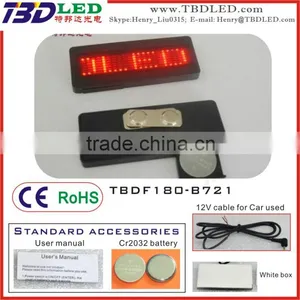 B721 Red Led Price Tag Led Name Badge Card Tags,led Name Tags,12V Led Name Card thumbnail-1