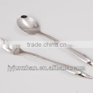SS430 Tea Fork and Spoon Sets Made in Junzhan Factory Directly and Low Price thumbnail-1