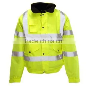 EN20471 High Visibility Fluorescent Color Reflective Safety Jacket thumbnail-6