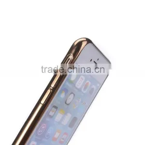 Factory Supply Soft TPU Golden Electroplating Back Cover for Iphone6s thumbnail-5