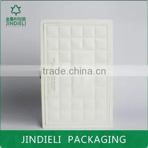 Creative Design Beauty White Leather Cosmetic Box Packaging thumbnail-2