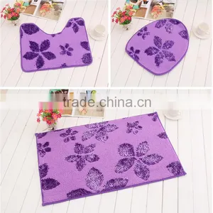 2015 New Design 3D Chenile Bath Mat 3 Sets/printed Mat 3sets/memory Foam Bath Mat 3sets thumbnail-1
