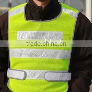 Mesh Reflective Safety Vest With PVC Tape thumbnail-2