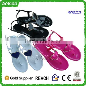 Wholesale Cheap Ladies2016 Plastic Slipper Fashion Pvc Sandals thumbnail-2