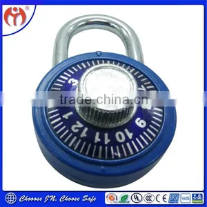 JN518 3 Digits Combination Round Pad Lock thumbnail-1
