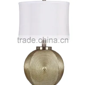 Modern Circle Poly Table Lamp thumbnail-1