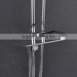 Shower System With Rain Showerhead, Handshower & Mirror (Model: Cebien 'Shower Flower Basic') thumbnail-4