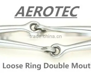 Horse Equipment Loose Ring Double Mouth Horse Bits thumbnail-1