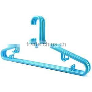 2 Hooks,big Blue Plastic Cloth Hanger thumbnail-4