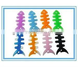 Colorful Fishbone Silicone Headphone Cable Reel thumbnail-1