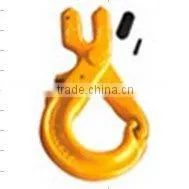 Yellow Coated G80 New Clevis Self-Locking Safety Hook thumbnail-1