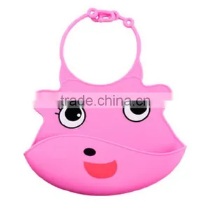 Waterproof Silicone Baby Feeding Drool Bibs thumbnail-2