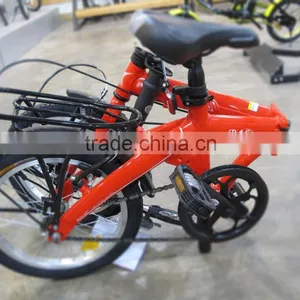 14" 16" 20" Single Speed Disc Brake Alloy Foldable Folded Folding Bicycle thumbnail-6